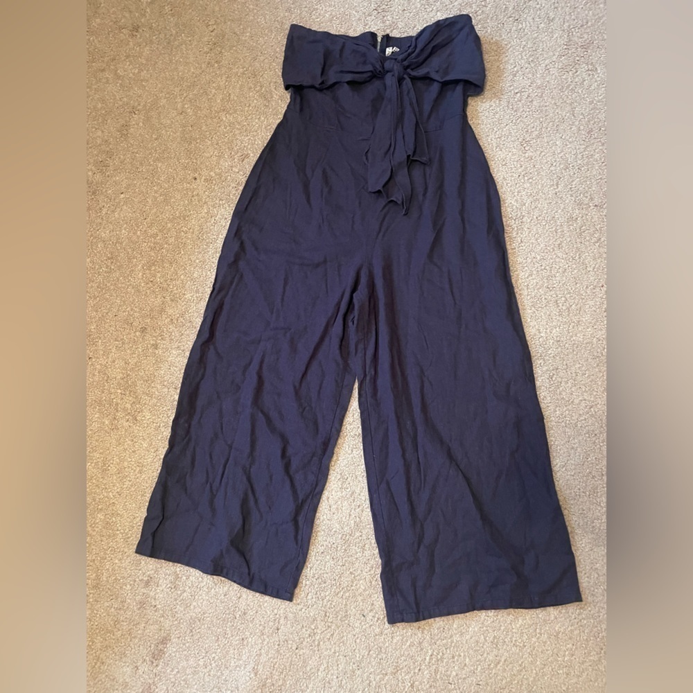 Gypsies & Moondust Dark Purple strapless jumpsuit size‎ 11